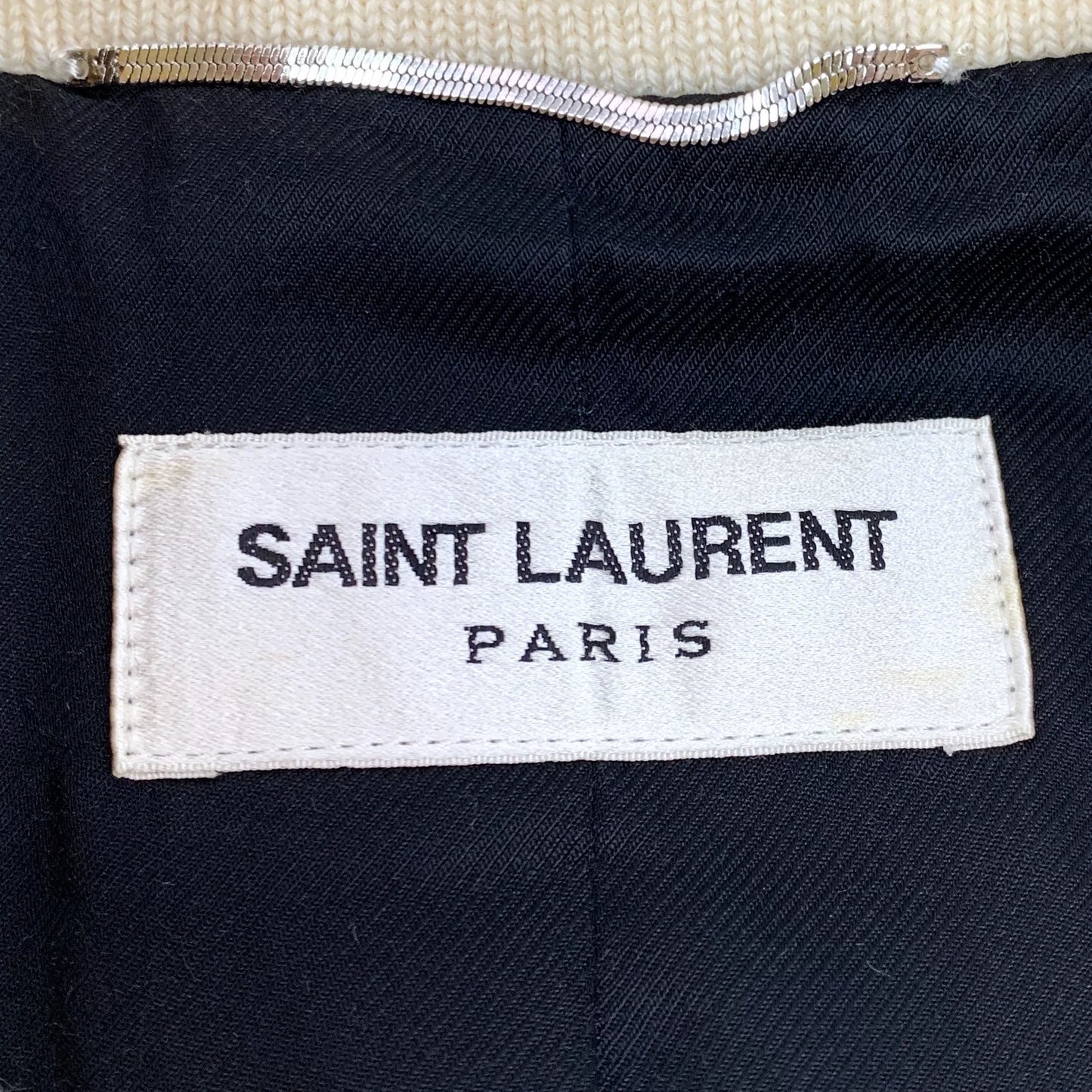 Saint Laurent 2022 Beige Baseball Jacket