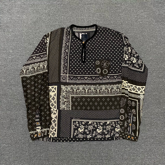 VISVIM 19SS ICT Black White Pattern Shirt