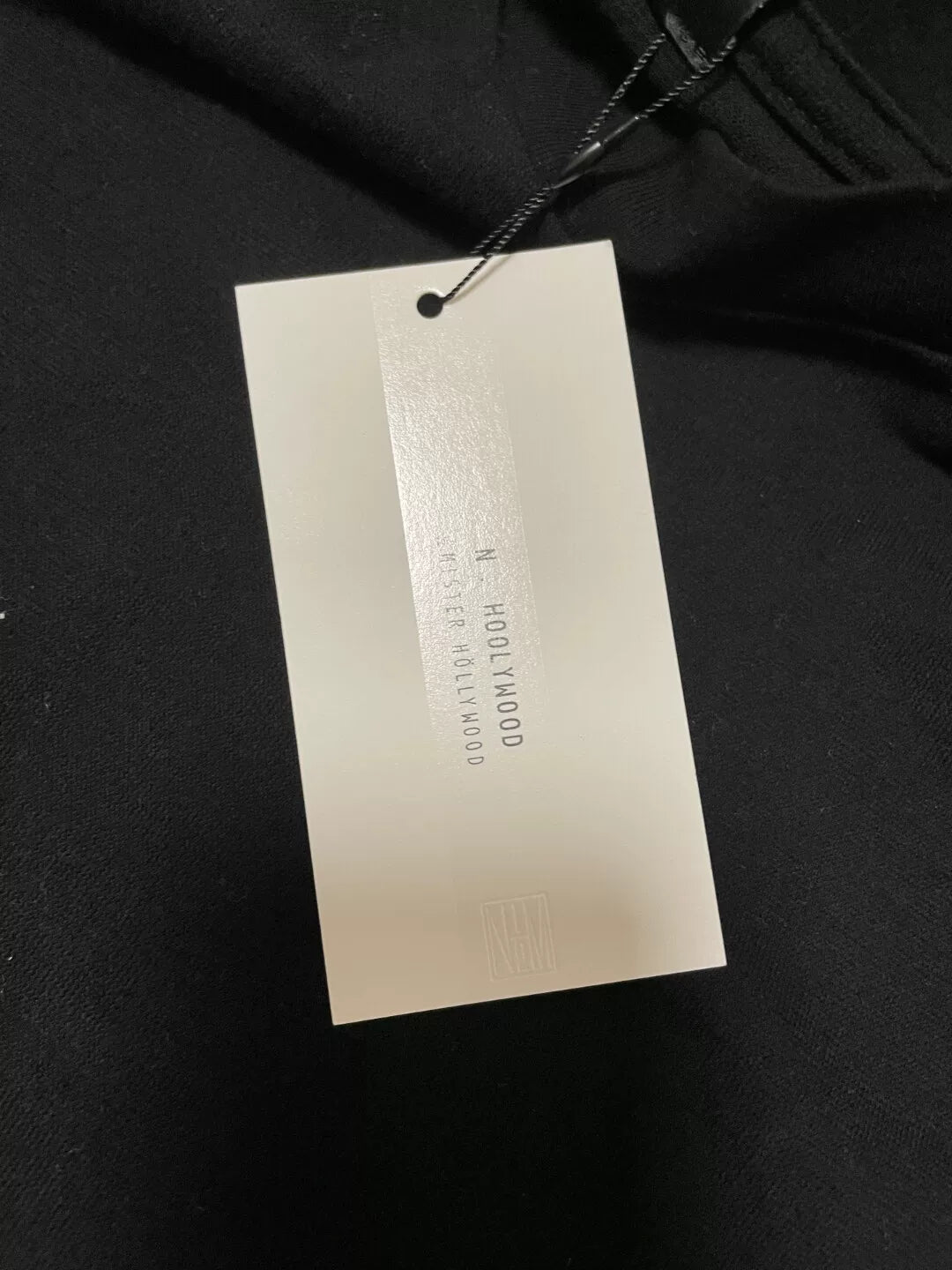 n.hoolywood black short sleeve shirt