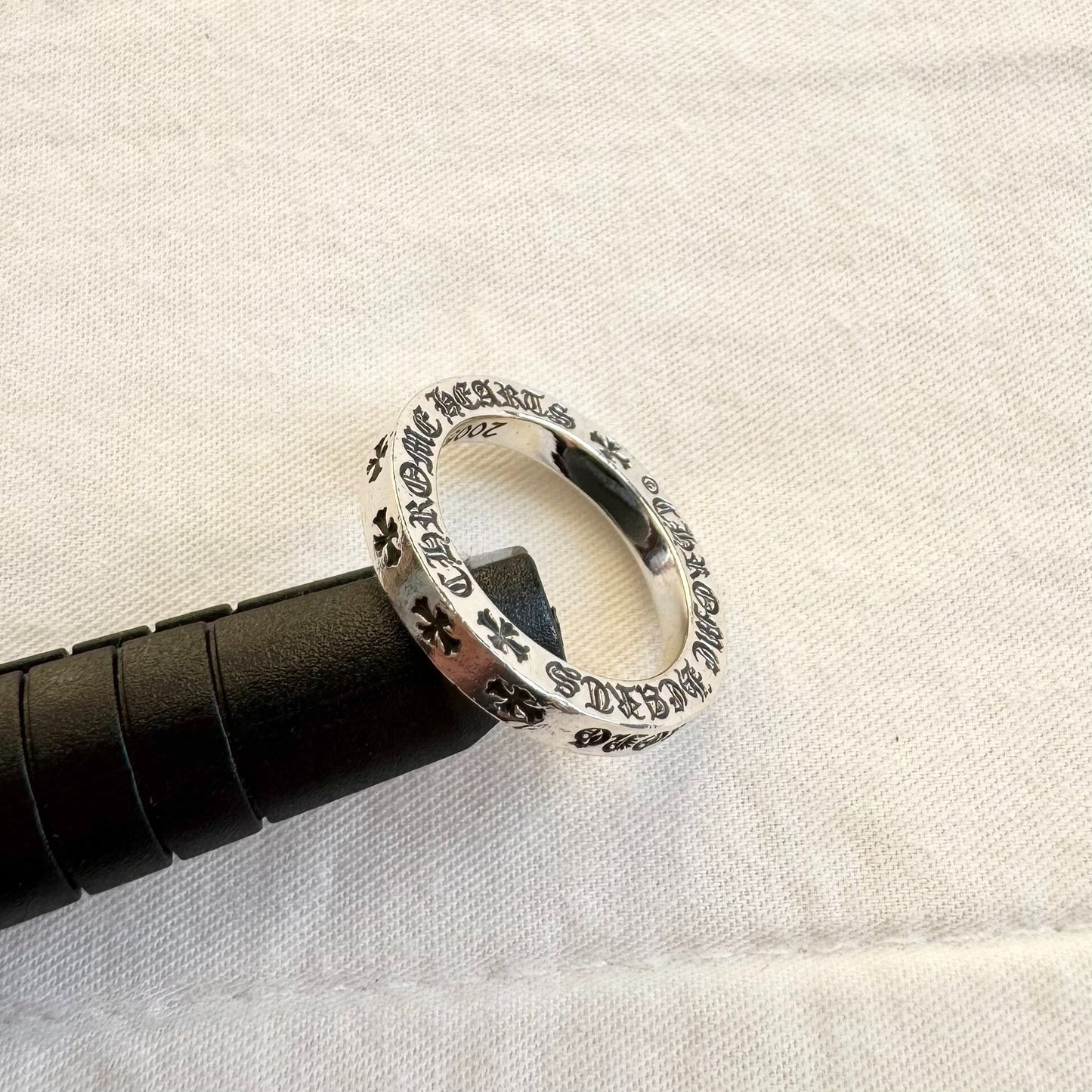 chrome hearts narrow cross eternal ring US6