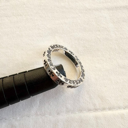 chrome hearts narrow cross eternal ring US6
