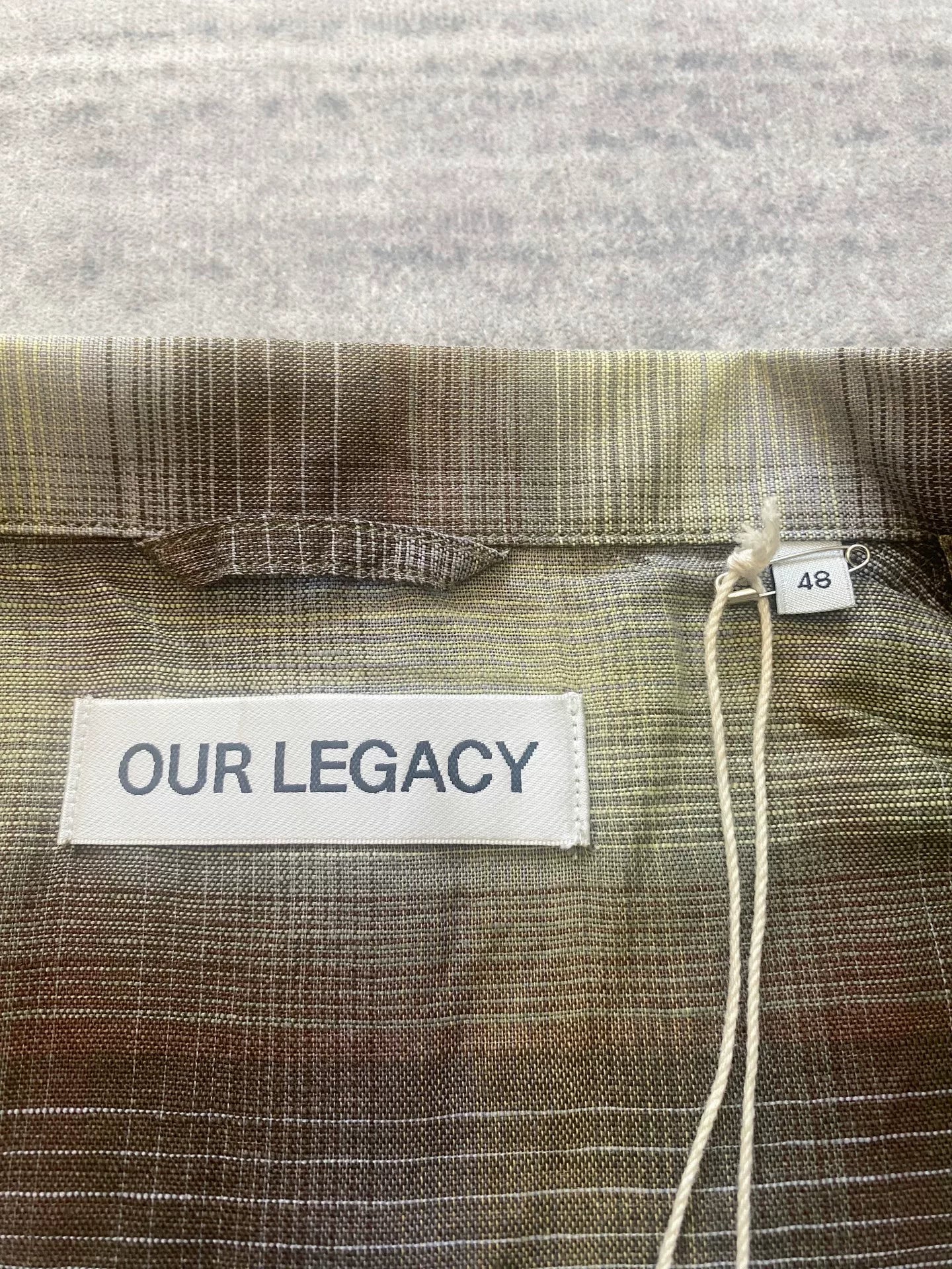 Our Legacy Murky Static Checkered Shirt