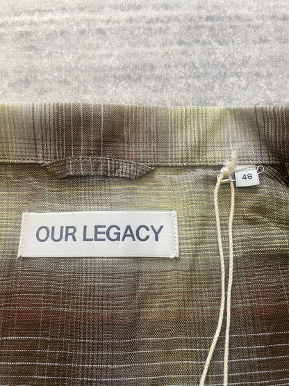 Our Legacy Murky Static Checkered Shirt