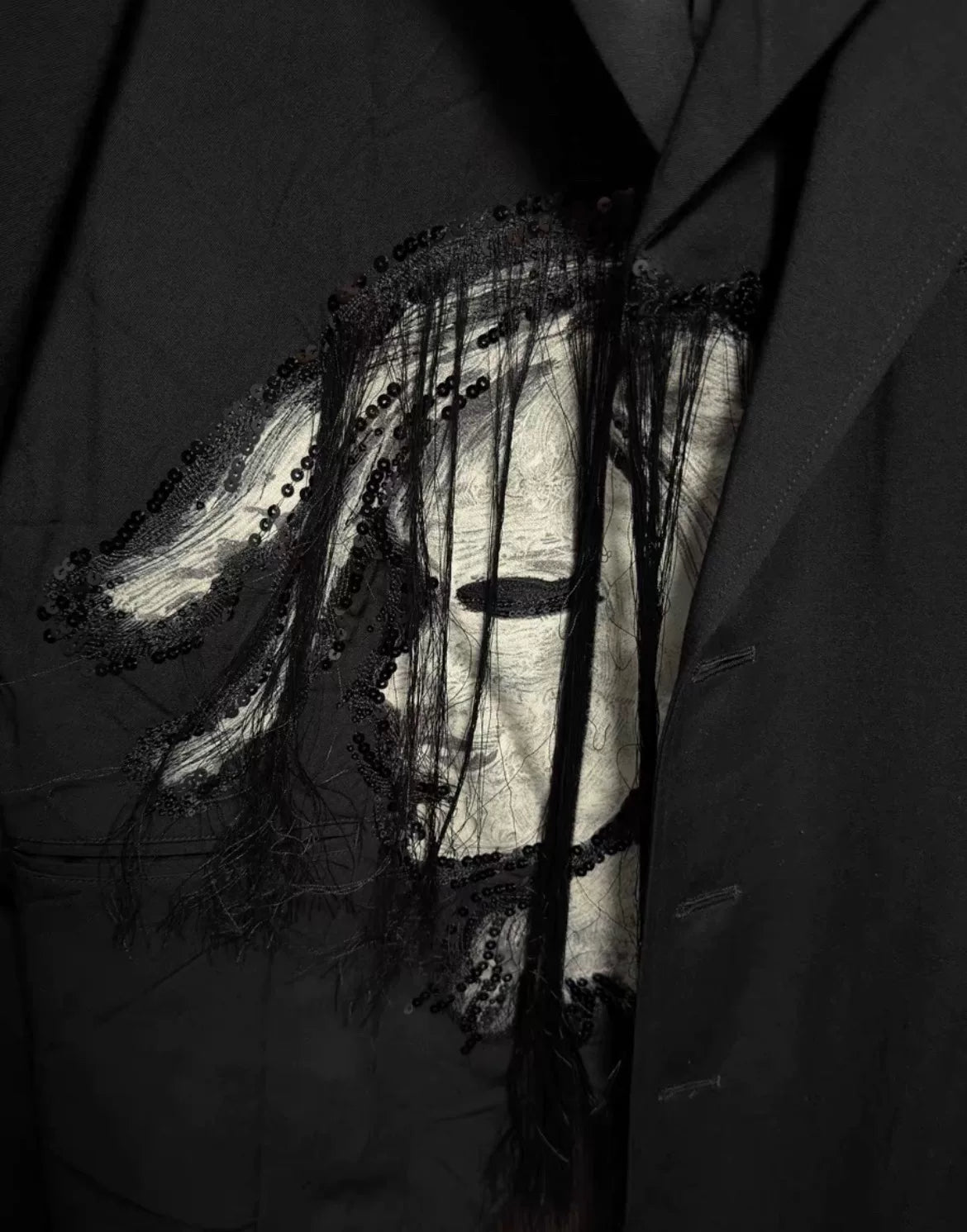 Yohji Yamamoto 18aw Spider Web Design