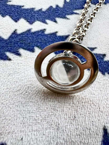 Vivienne Westwood Vintage 925 Silver Orb Necklace