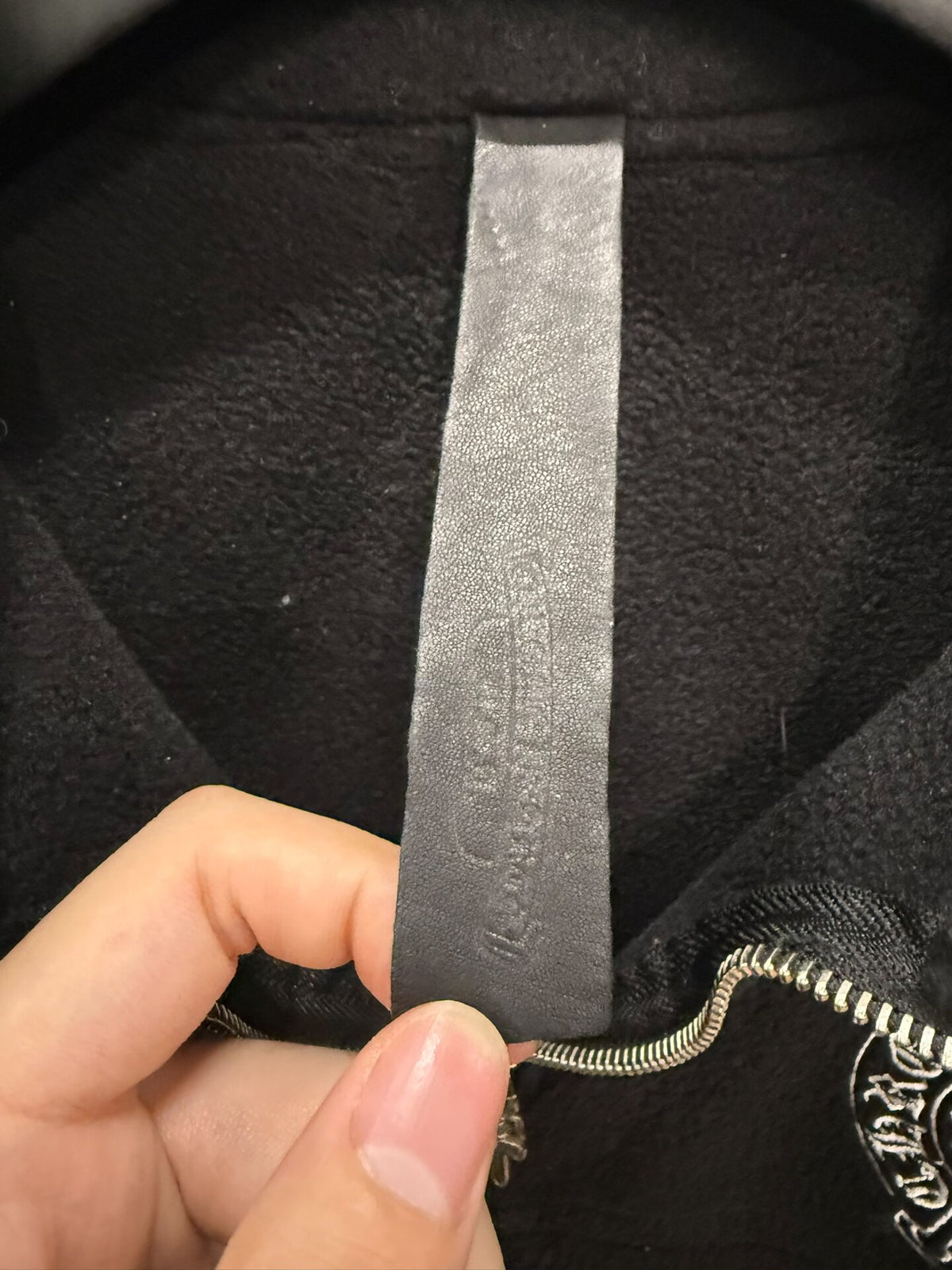 Chrome Hearts Half-Zip Fleece Sweatshirt