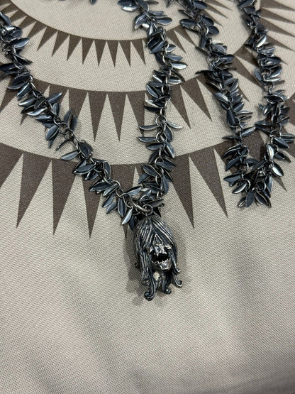 UNDERCOVER 06SS Ghost Head Bell Necklace