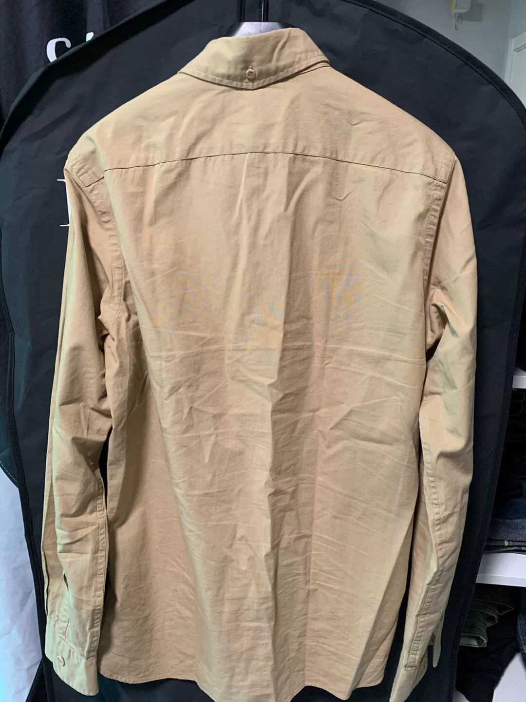 rrl Long Sleeve Button-Up Shirt in Beige