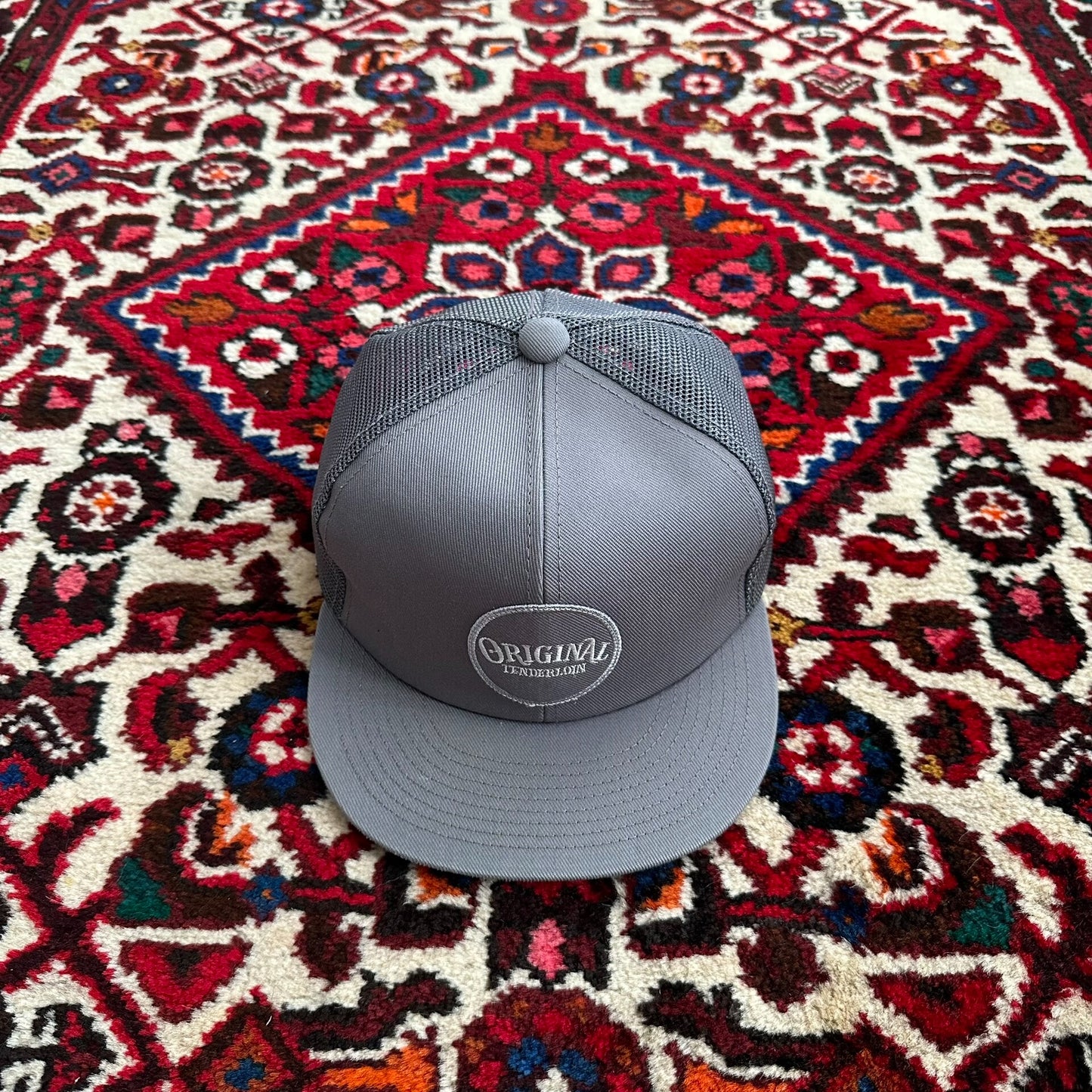 tenderloin trucker cap grey baseball hat
