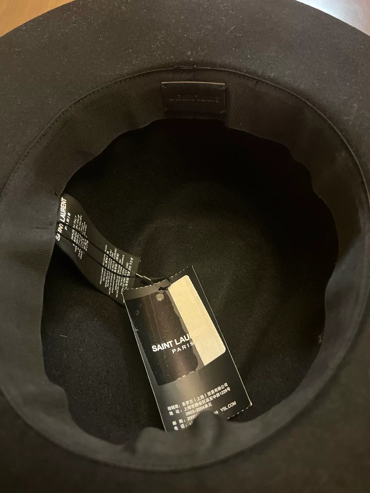 black rabbit fur fedora hat