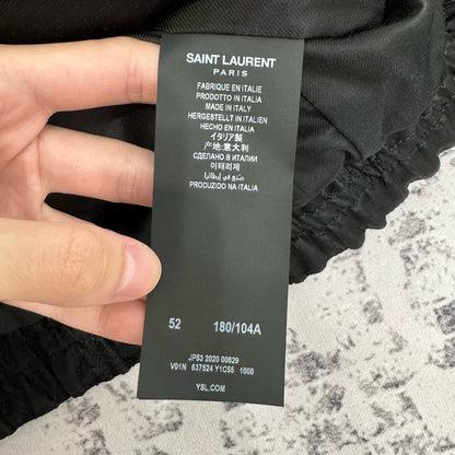 Saint Laurent Palm Satin Zip Jacket