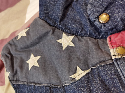 RRL Ralph Lauren Denim Quilted Vest