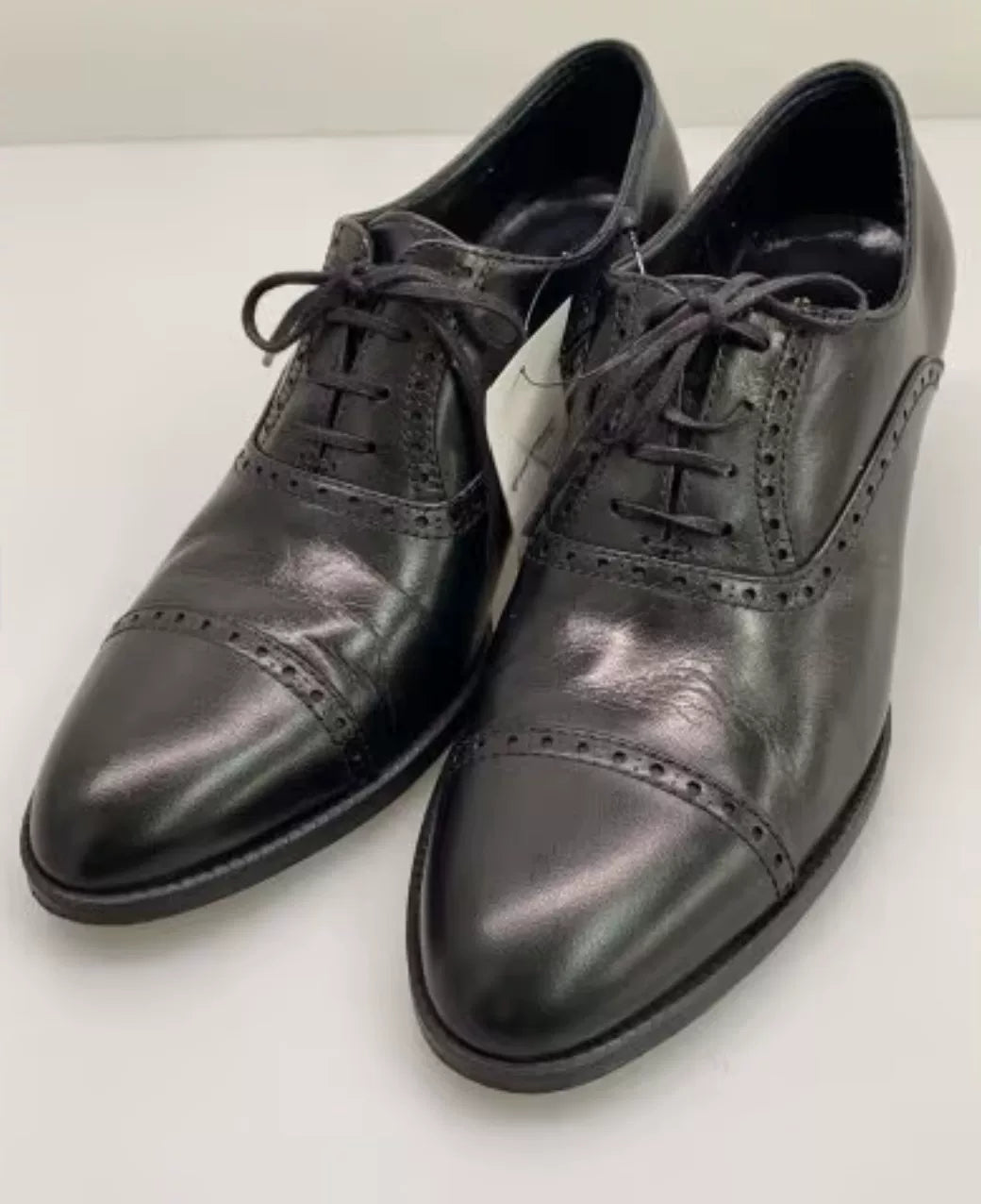 Comme des Garcons Black Leather Heels