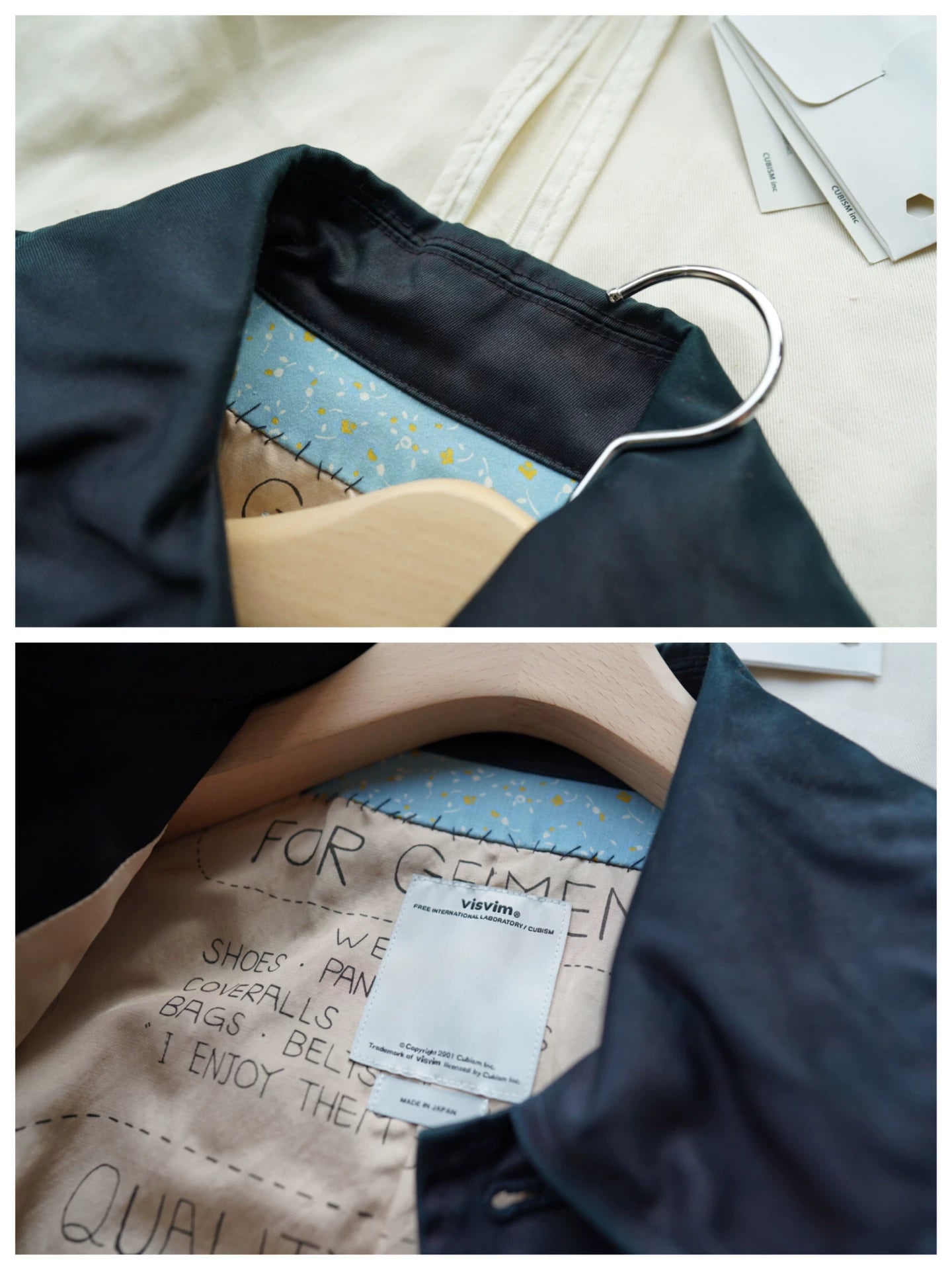 visvim Herge Coat Indigo Overdye Isetan Limited