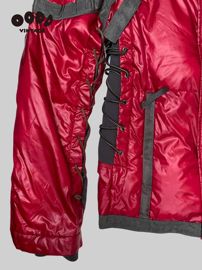 AKIRA Style Red Nylon Puffer Jacket