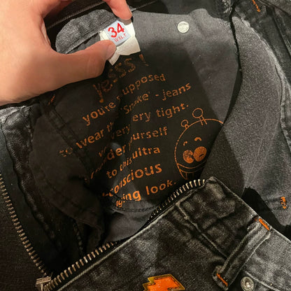 Walter Van Beirendonck Snake Jeans Size 34