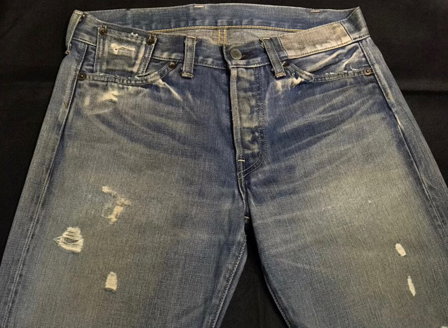 levis lvc 66501-0073 jeans with red ear