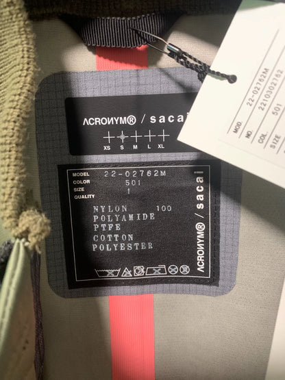sacai acronym collaborative ma1 functional jacket