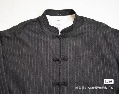 Visvim Dharma Santome Stripe Wool Shirt