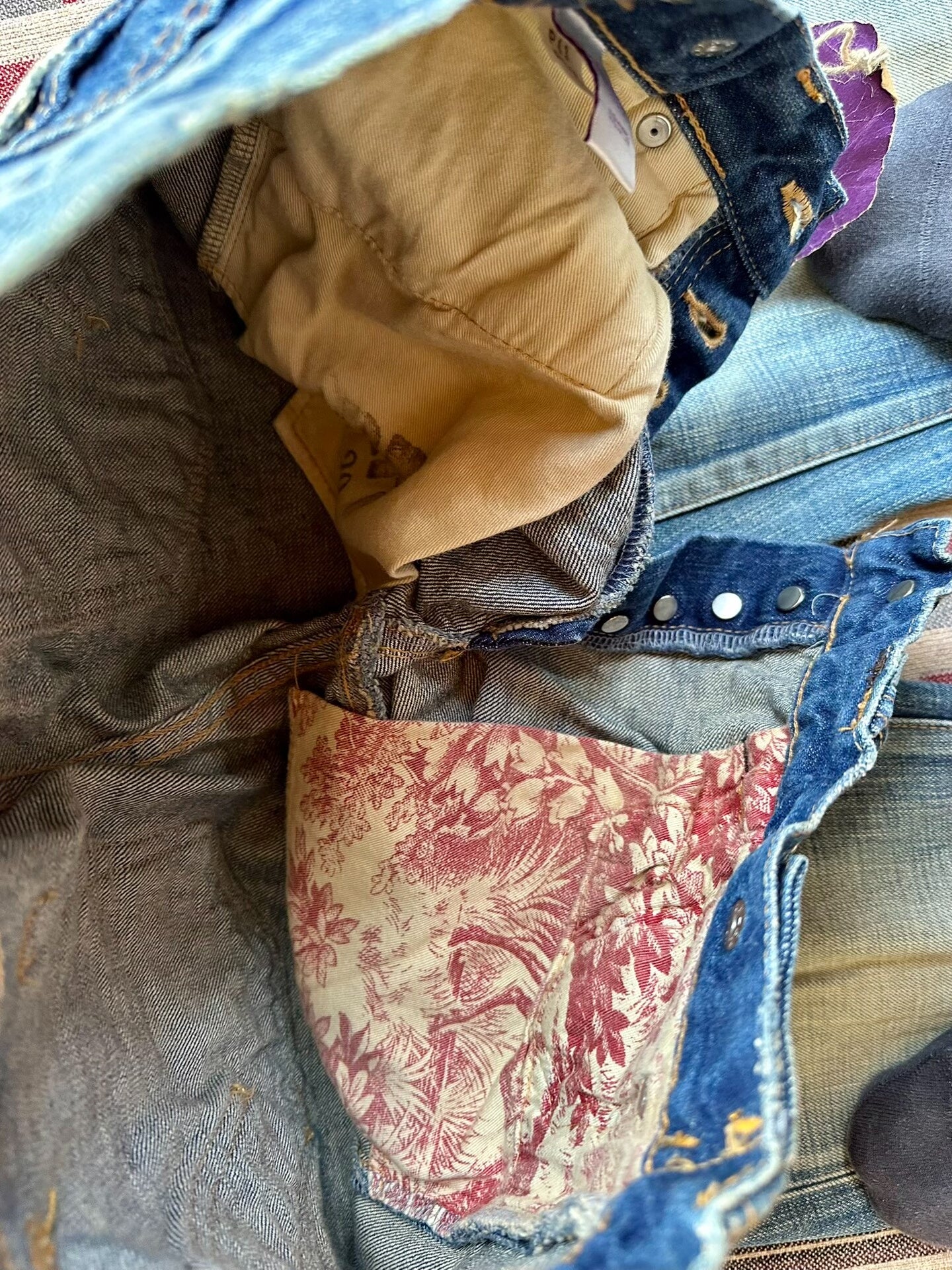 vintage prps distressed denim jeans made in japan