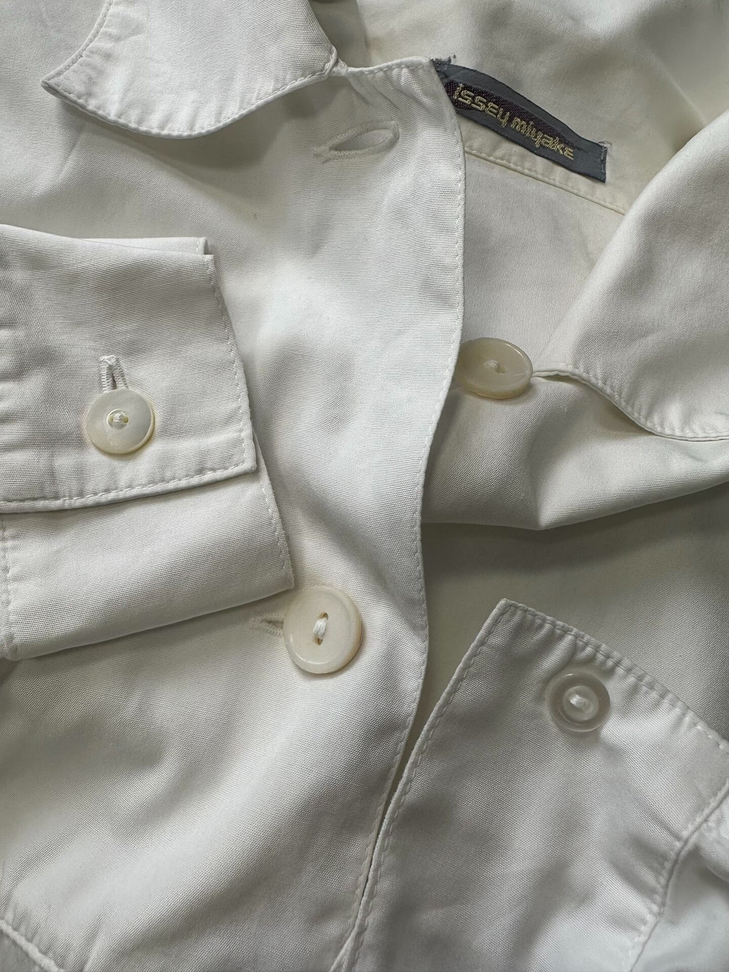 1980s Issey Miyake White Shirt