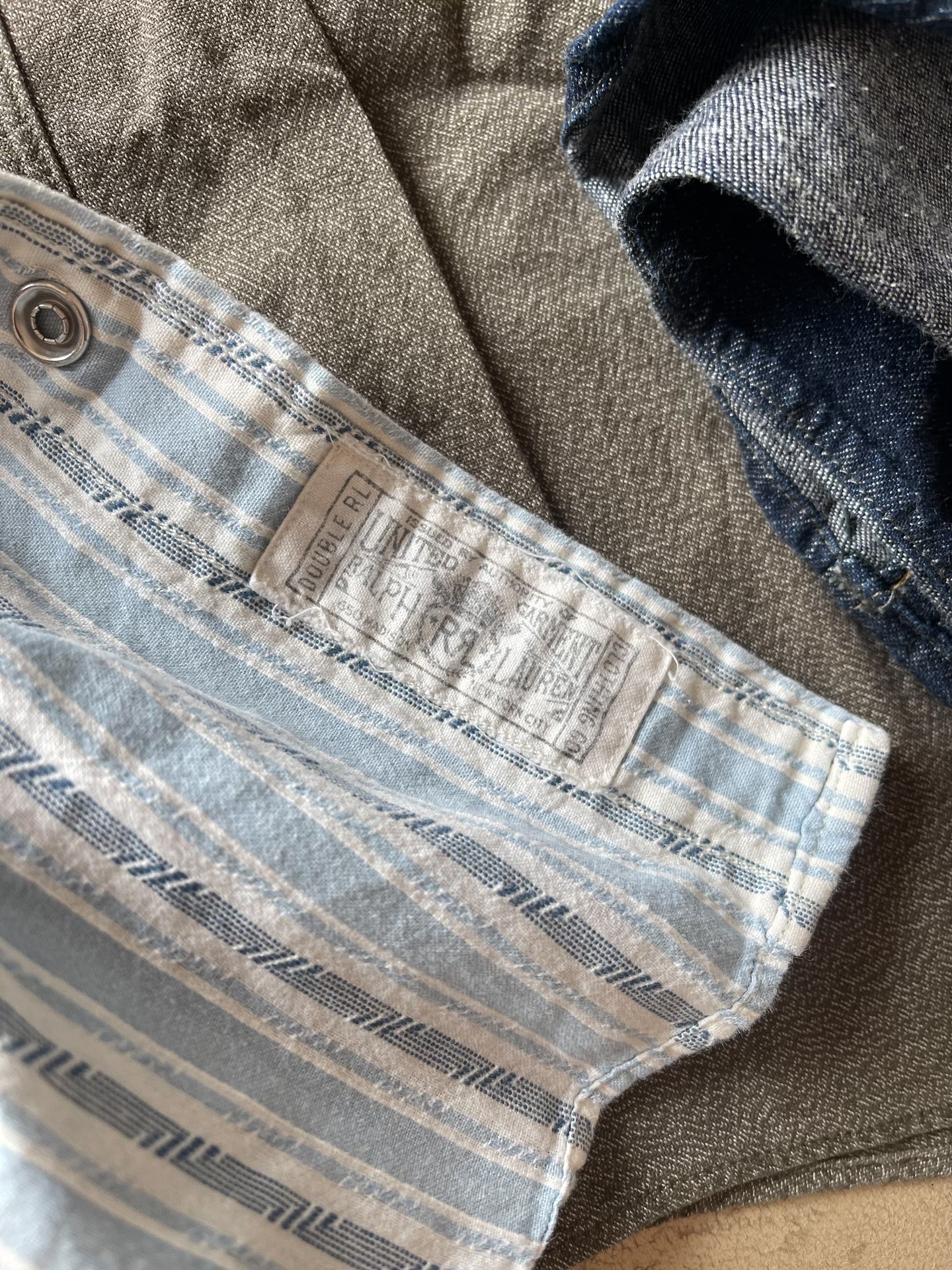 RRL Double RL Striped Western Shirt