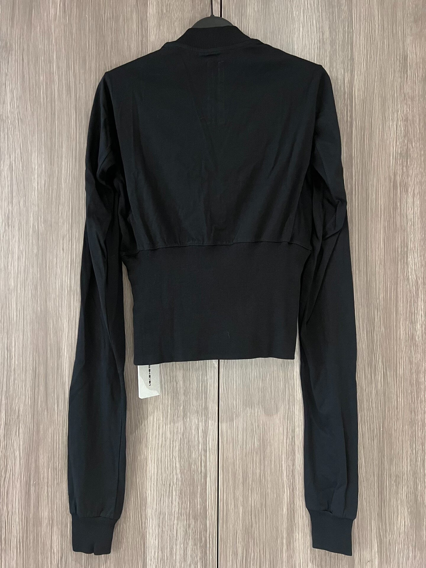 Rick Owens Long Sleeve Black T-shirt