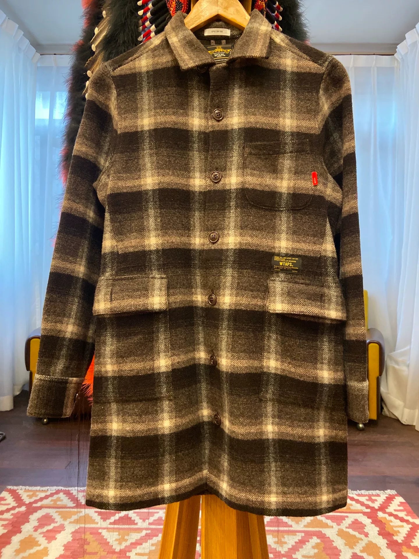 Wtaps Mid-Length Wool Shirt