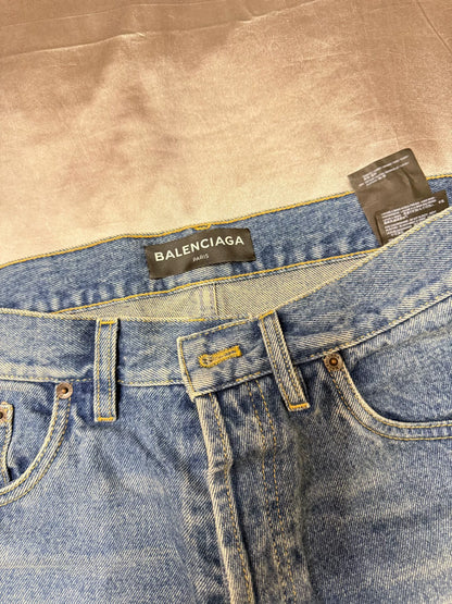 balenciaga blue denim jeans size 31