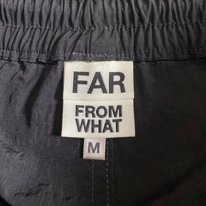 black and white panel athletic pants