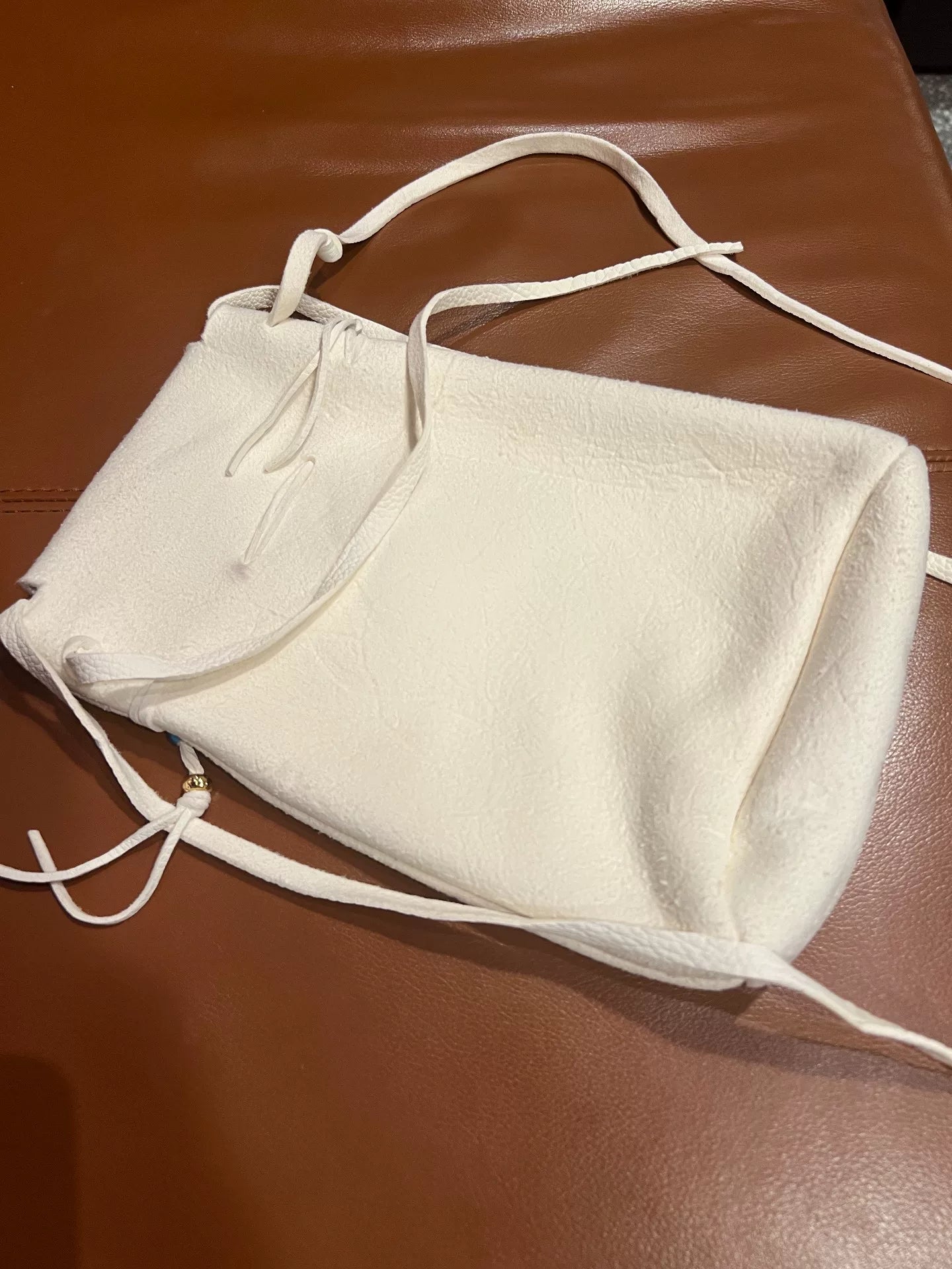 Undercover White Deer Leather Bag
