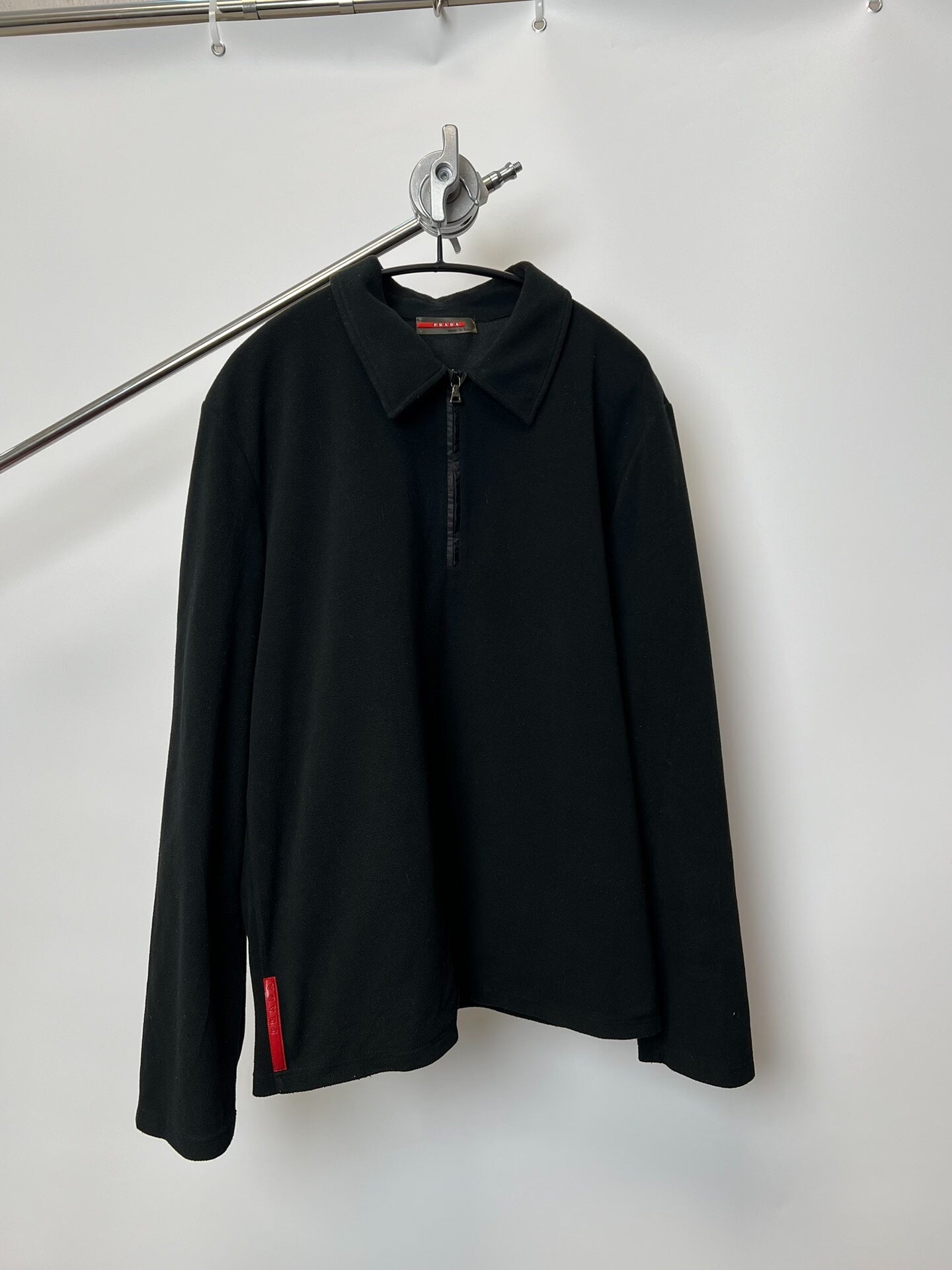 Prada vintage Sports Half-Zip Fleece Jacket