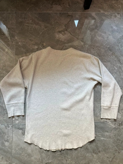 Oatmeal Color 3/4 Sleeve Top