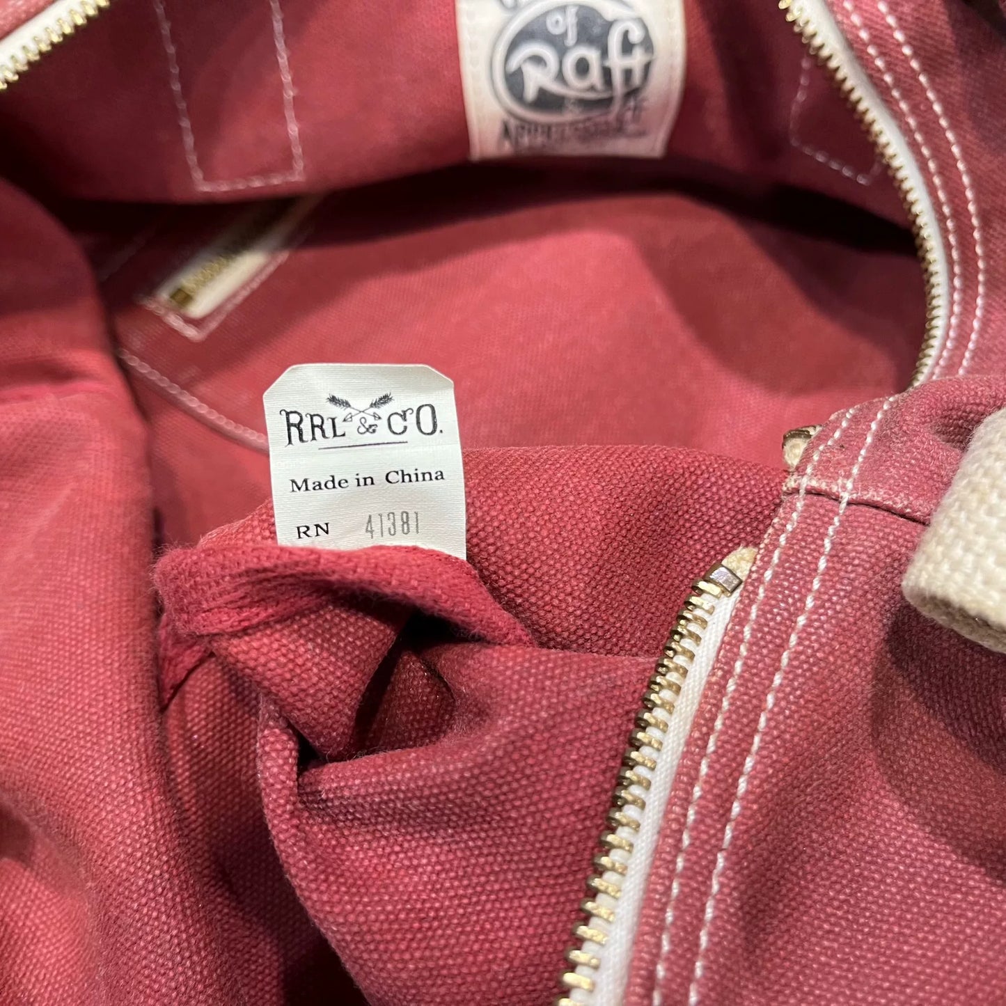 RRL Tassel Canvas Crossbody Bag