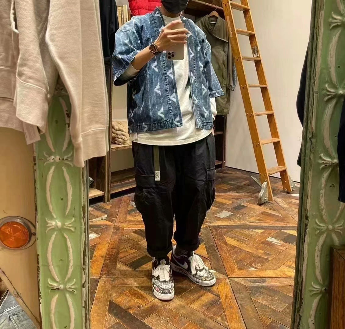 VISVIM 22 ICT SS HAPPI WABASH DMGD