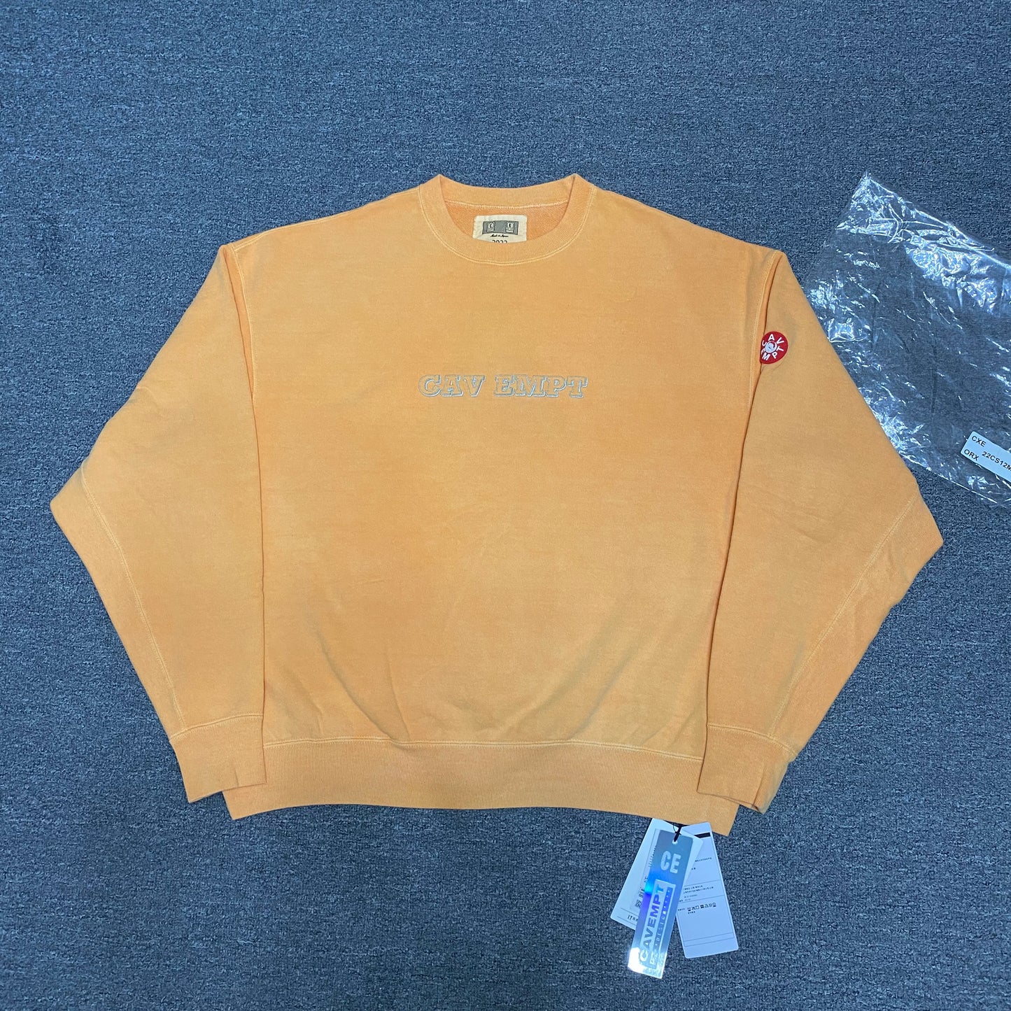 CAVEMPT 22AW Washed Sweatshirt