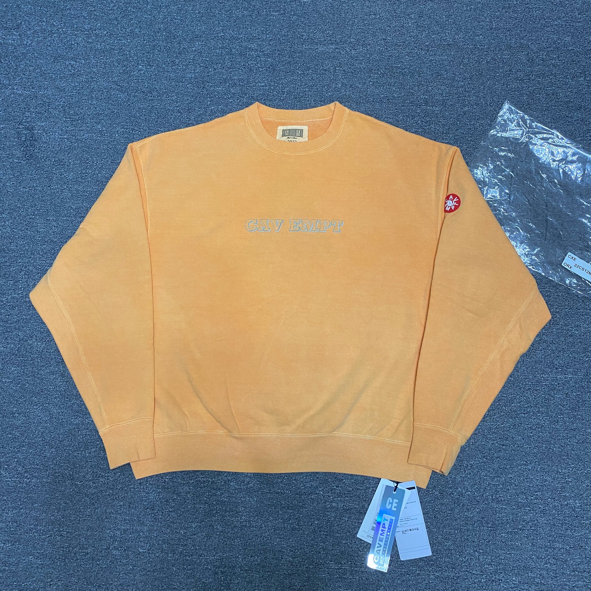 CAVEMPT 22AW Washed Sweatshirt