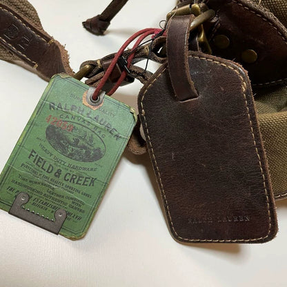 Ralph Lauren Military Style Boston Bag