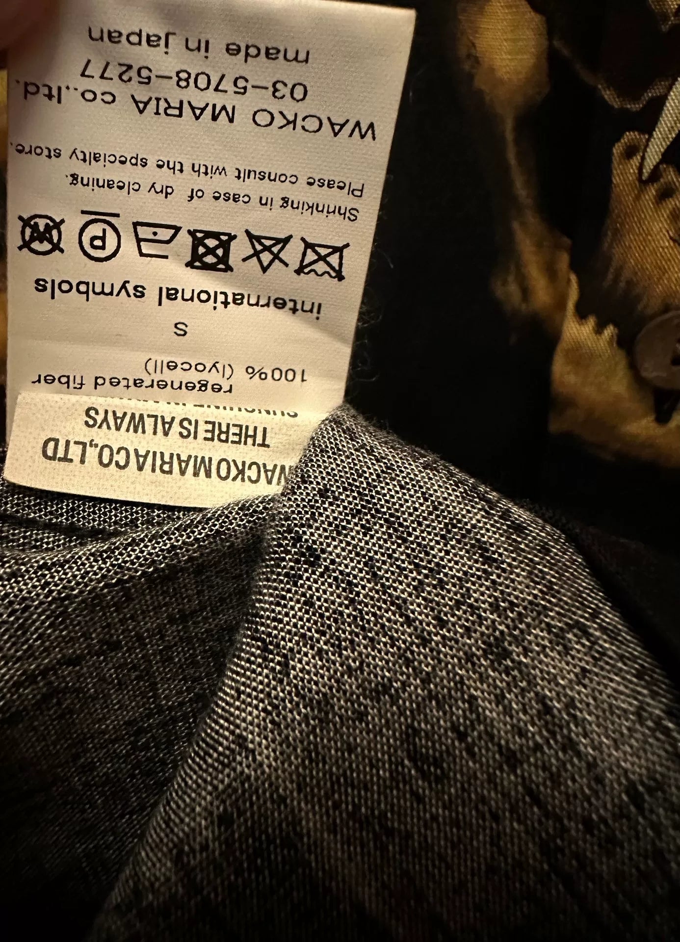 Wacko Maria 56 Tattoo Studio Shirt