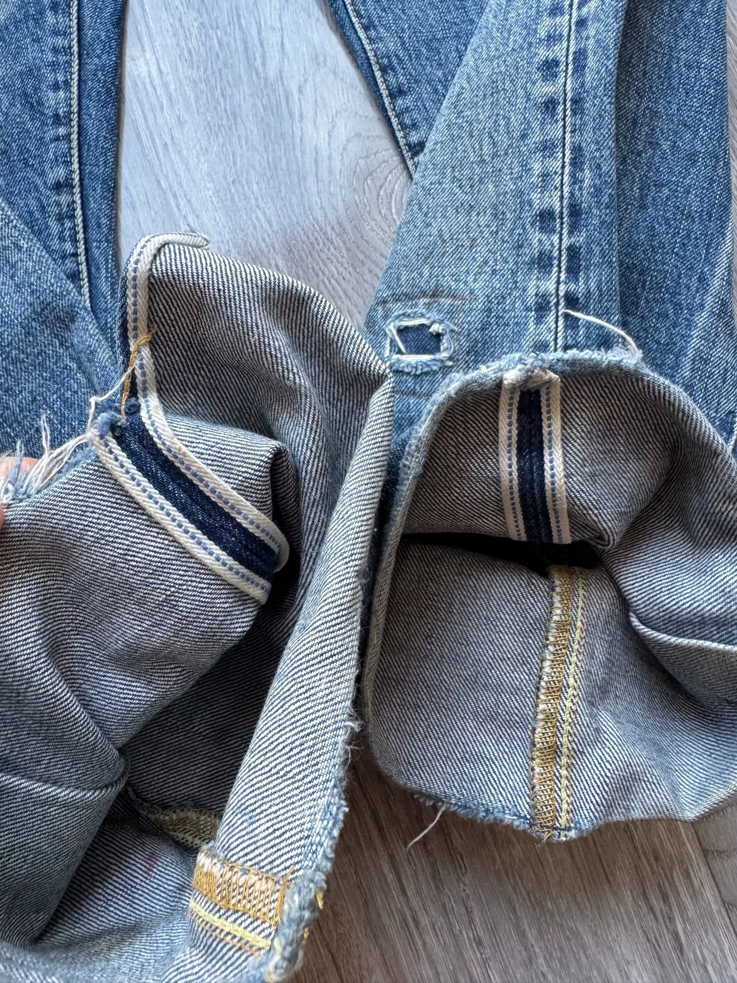 visvim 19ss Distressed Blue Jeans