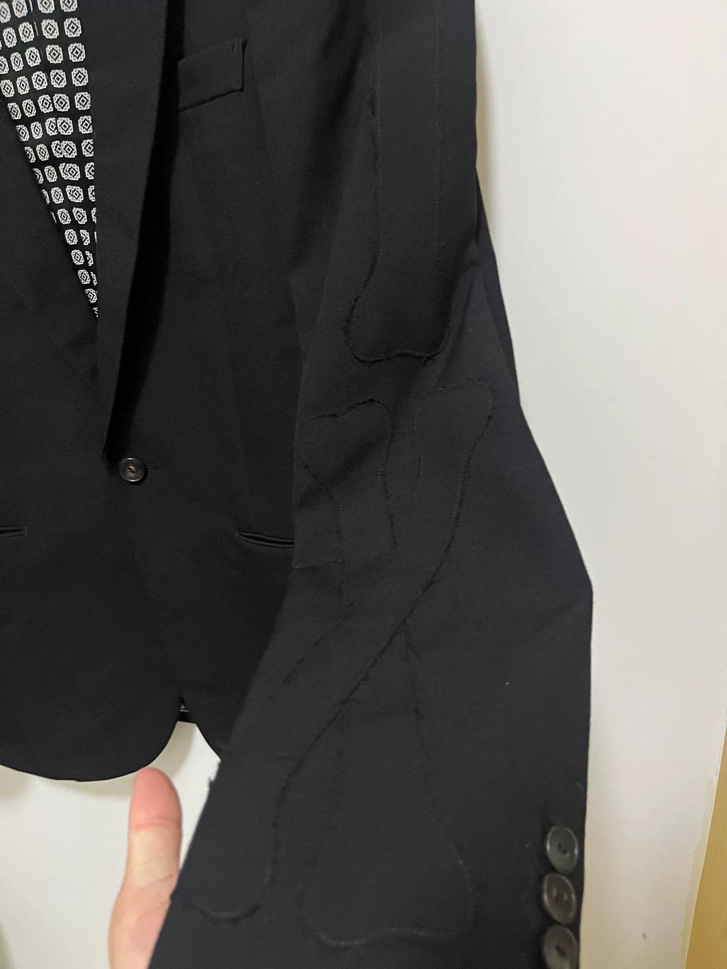 Number (N)ine Black Suit Jacket
