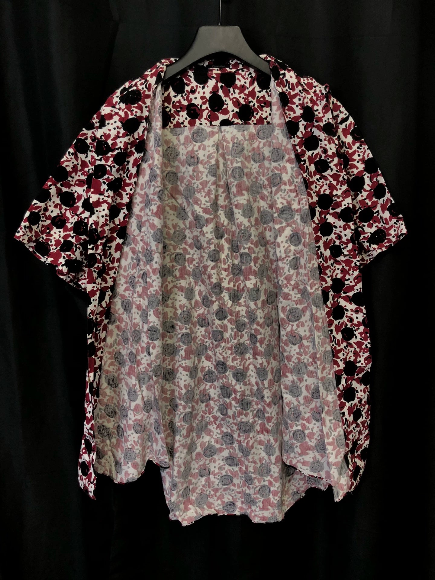 90s Yohji Yamamoto Floral Print Shirt