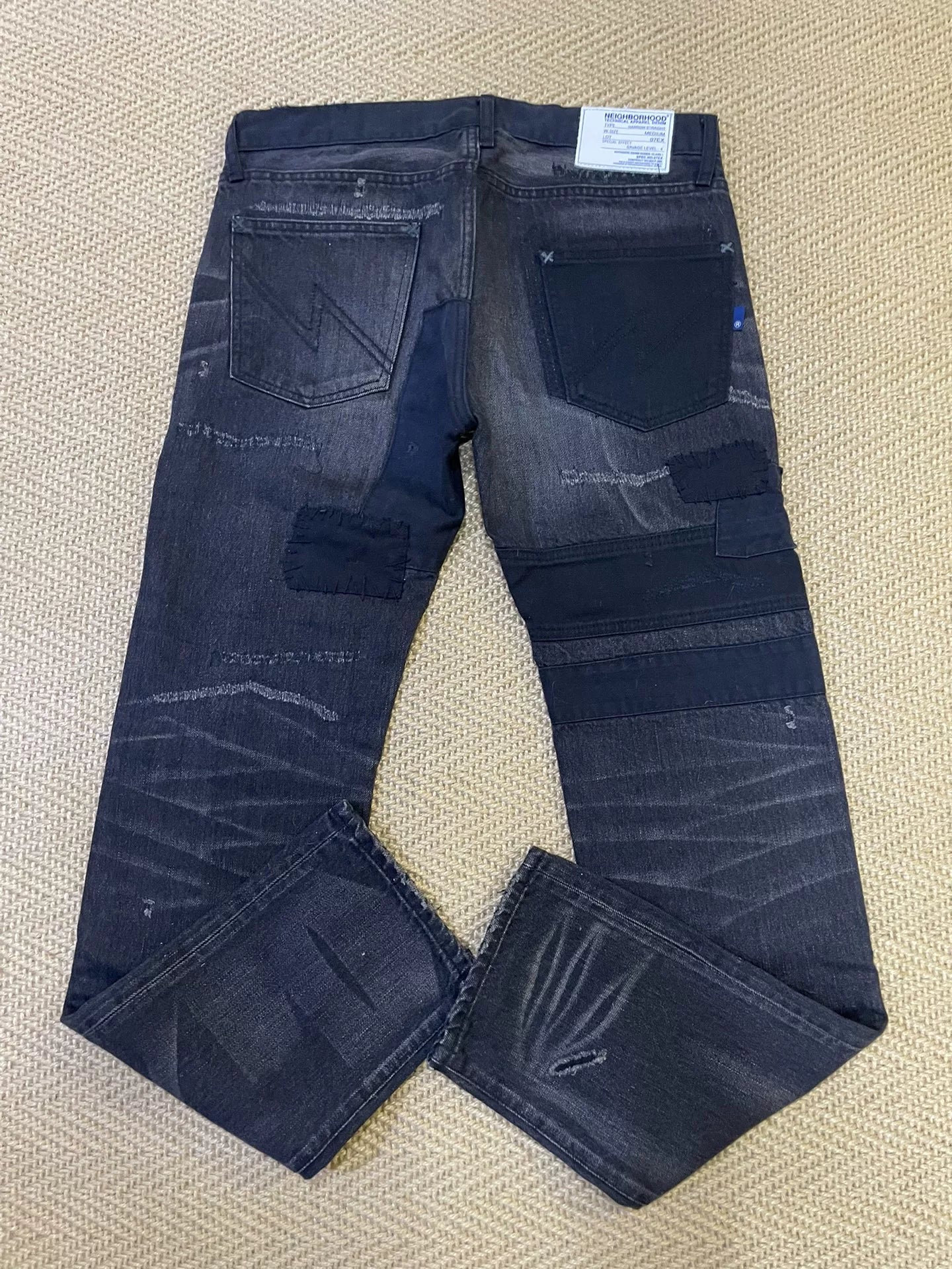 NEIGHBORHOOD 07EX Black Denim Jeans