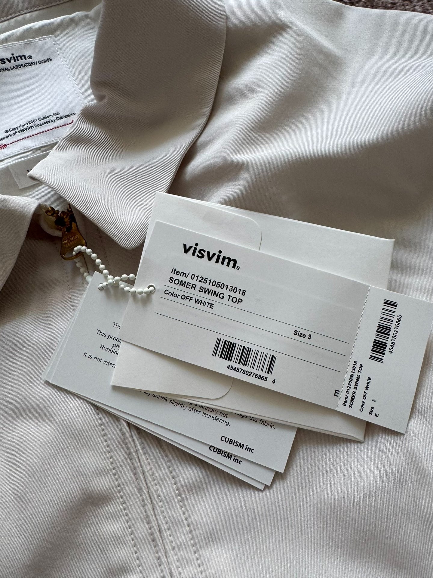VISVIM 25SS SOMER SWING TOP Jacket