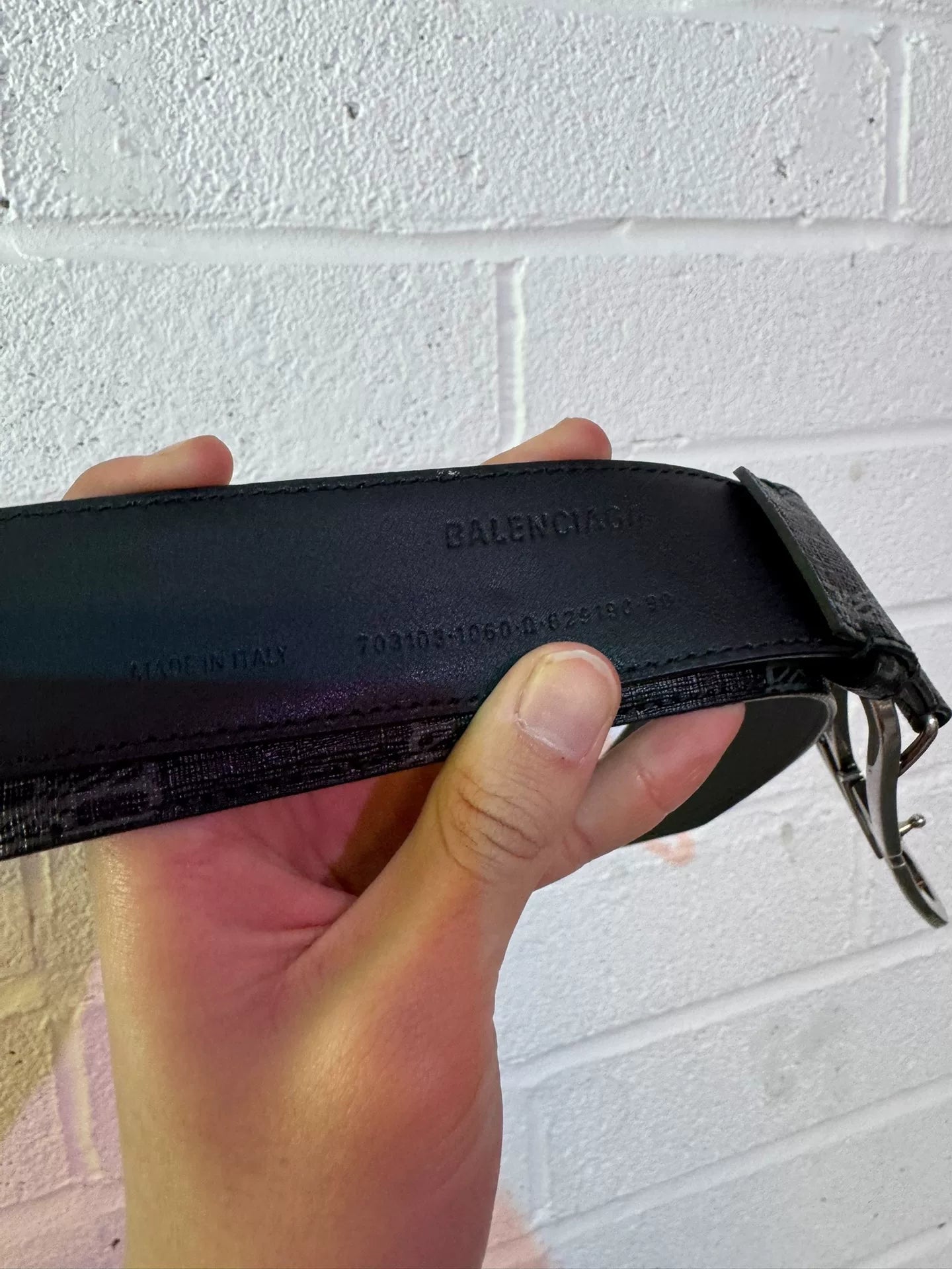 Balenciaga Signature Double B Belt