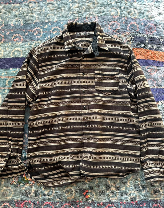 rrl southwest striped vest size XL