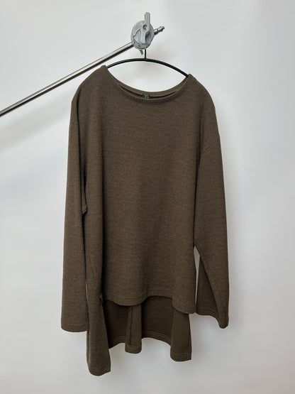 Yohji Yamamoto Wool Blend Knit Sweater