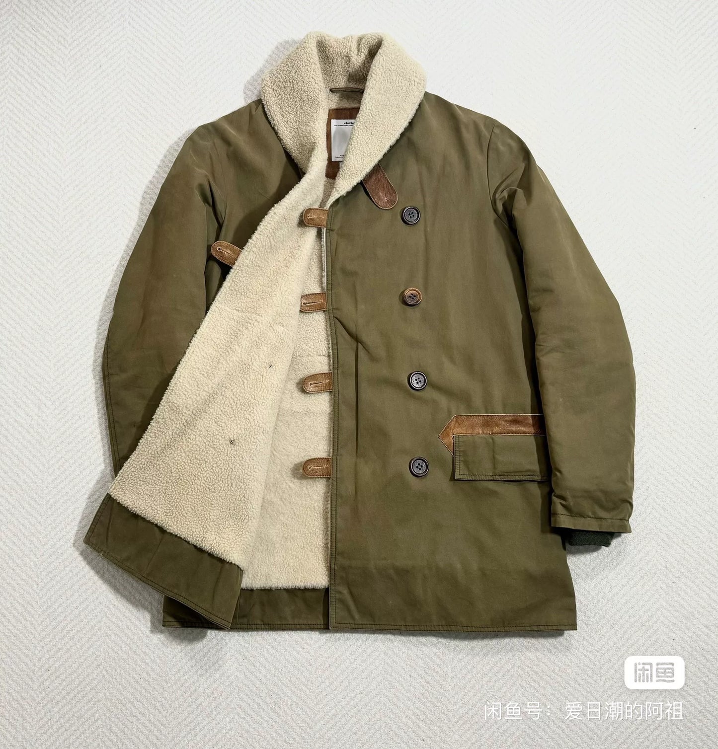 Visvim Capote IT Shearling Jacket