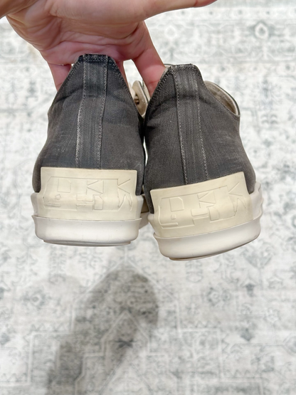 Rick Owens x Converse Gray Canvas Low Top