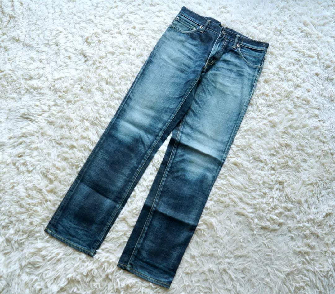 visvim 04 Nonwash Black Snakeskin Jeans